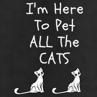 I'm Here To Pet All The Cats Cool Comfort Performance Bucket Hat