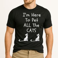I'm Here To Pet All The Cats Cooling Performance Crew T-Shirt