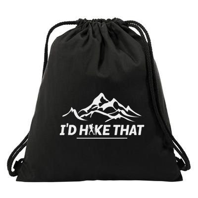 ID Hike That Adventure Drawstring Bag