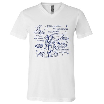 I Had The Time Of My Life Fighting Dragons With You V-Neck T-Shirt