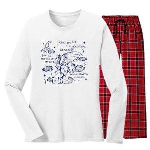 I Had The Time Of My Life Fighting Dragons With You Women's Long Sleeve Flannel Pajama Set 