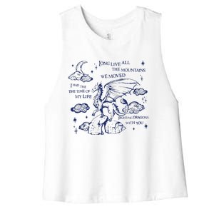 I Had The Time Of My Life Fighting Dragons With You Women's Racerback Cropped Tank