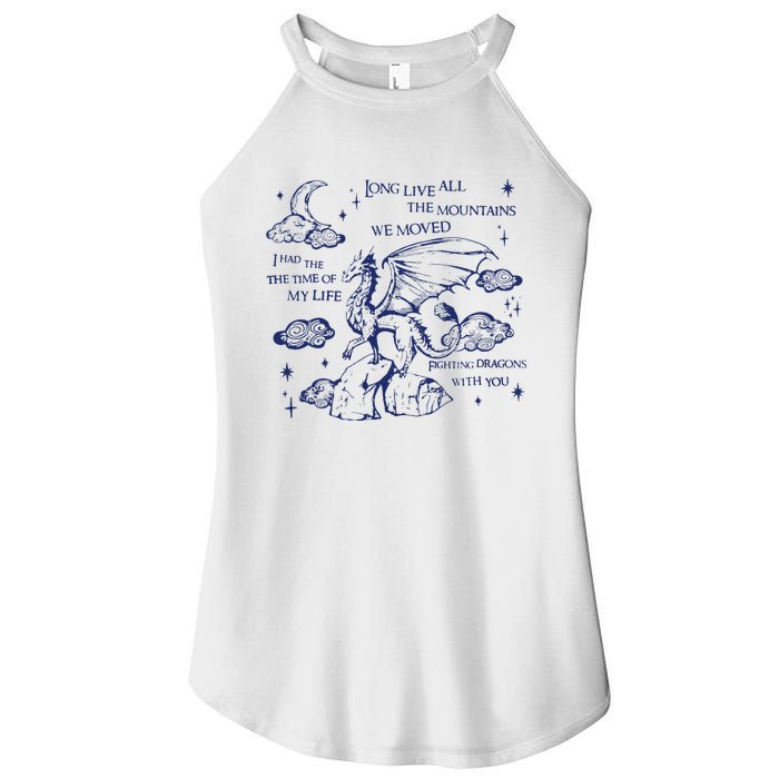 I Had The Time Of My Life Fighting Dragons With You Women's Perfect Tri Rocker Tank