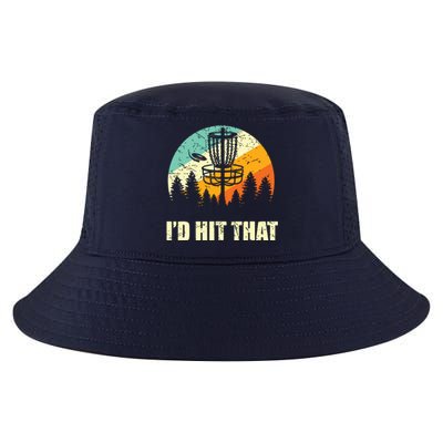 I'd Hit That Funny Disc Golf Vintage Frisbee Disc Sport Cool Comfort Performance Bucket Hat