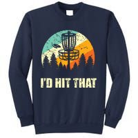 I'd Hit That Funny Disc Golf Vintage Frisbee Disc Sport Sweatshirt