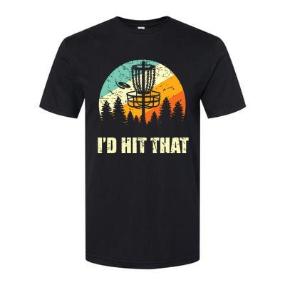 I'd Hit That Funny Disc Golf Vintage Frisbee Disc Sport Softstyle® CVC T-Shirt