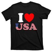 I Heart USA I Love USA Fun United States Of America T-Shirt