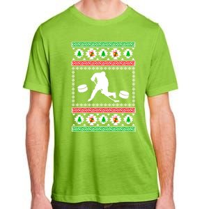 Ice Hockey Ugly Christmas Gift For Son Daughter Funny Gift Adult ChromaSoft Performance T-Shirt