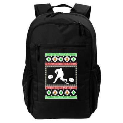 Ice Hockey Ugly Christmas Gift For Son Daughter Funny Gift Backpack