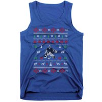 Ice Hockey Ugly Christmas Design Hockey Christmas Gift Cool Gift Tank Top