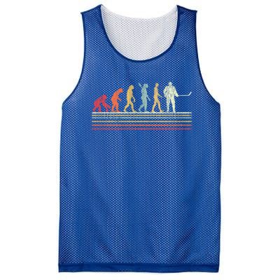 Ice Hockey Vintage Retro Evolution Gift Mesh Reversible Basketball Jersey Tank