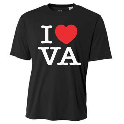 I Heart VA Love Virginia Cooling Performance Crew T-Shirt