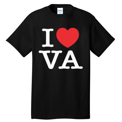 I Heart VA Love Virginia Tall T-Shirt