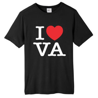 I Heart VA Love Virginia Tall Fusion ChromaSoft Performance T-Shirt