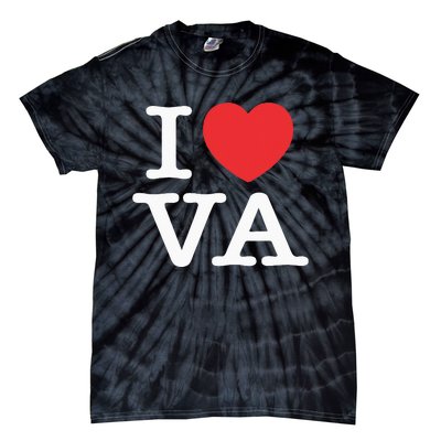 I Heart VA Love Virginia Tie-Dye T-Shirt