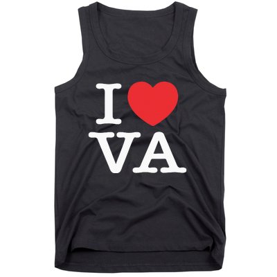 I Heart VA Love Virginia Tank Top