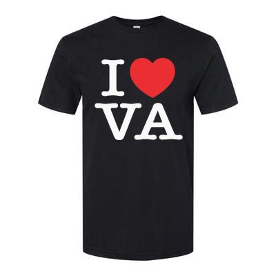 I Heart VA Love Virginia Softstyle CVC T-Shirt