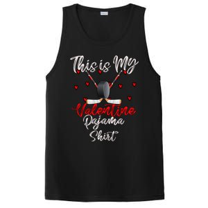 Ice Hockey Valentine's Day For Lovers Hockey Cute Gift PosiCharge Competitor Tank