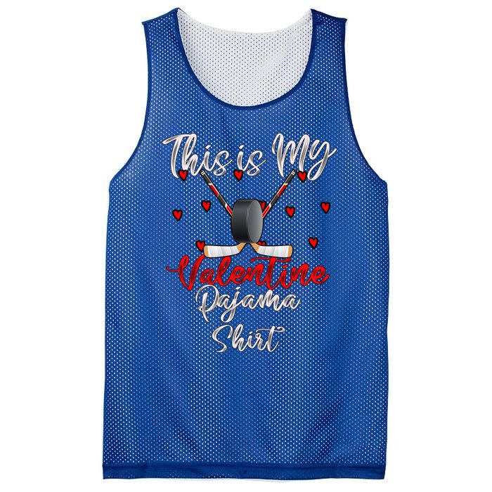 Ice Hockey Valentine's Day For Lovers Hockey Cute Gift Mesh Reversible Basketball Jersey Tank