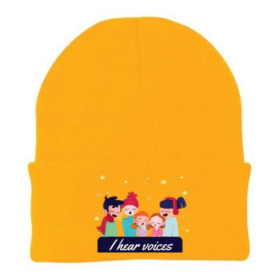 I Hear Voices Choir Singer Knit Cap Winter Beanie