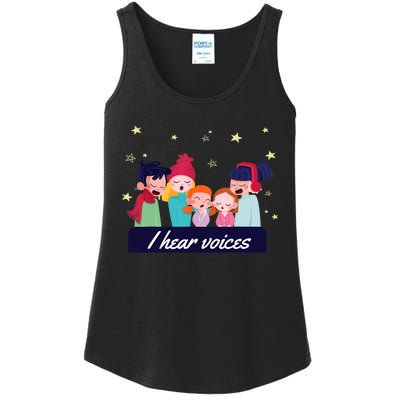 I Hear Voices Choir Singer Ladies Essential Tank