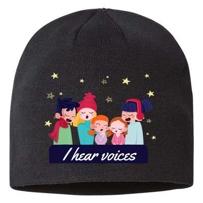 I Hear Voices Choir Singer Sustainable Beanie