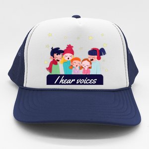 I Hear Voices Choir Singer Trucker Hat