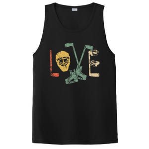 Ice Hockey Valentine's Day For Lovers Hockeys Gift PosiCharge Competitor Tank