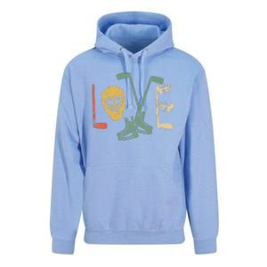 Ice Hockey Valentine's Day For Lovers Hockeys Gift Unisex Surf Hoodie