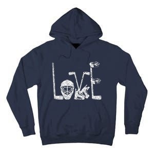 Ice Hockey Valentine's Day For Lovers Hockeys Tall Hoodie