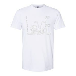 Ice Hockey Valentine's Day For Lovers Hockeys Softstyle CVC T-Shirt