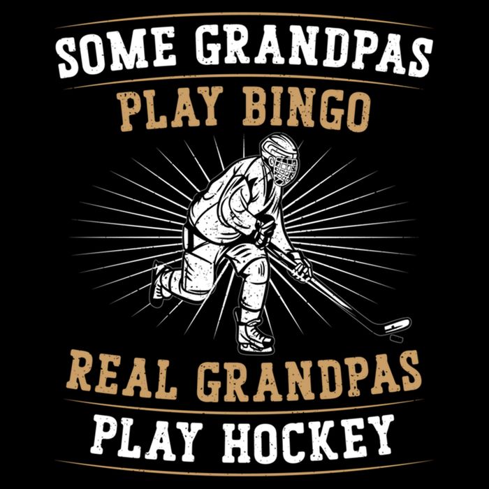 Ice Hockey Vintage Grandpa Some Grandpas Play Bingo Real Cute Gift Mug