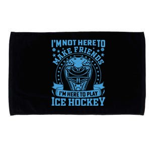 Ice Hockey Winter Sports Graphic Microfiber Hand Towel