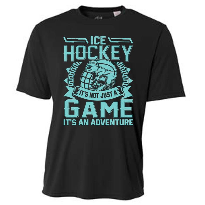 Ice Hockey Winter Sports Adventure Graphic Cooling Performance Crew T-Shirt