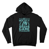 Ice Hockey Winter Sports Adventure Graphic Hoodie