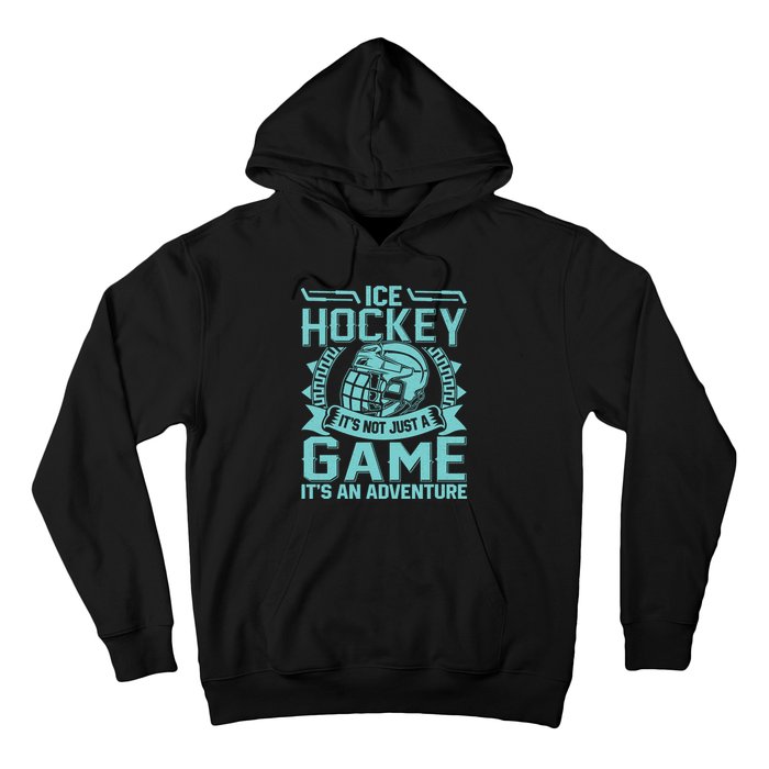 Ice Hockey Winter Sports Adventure Graphic Hoodie