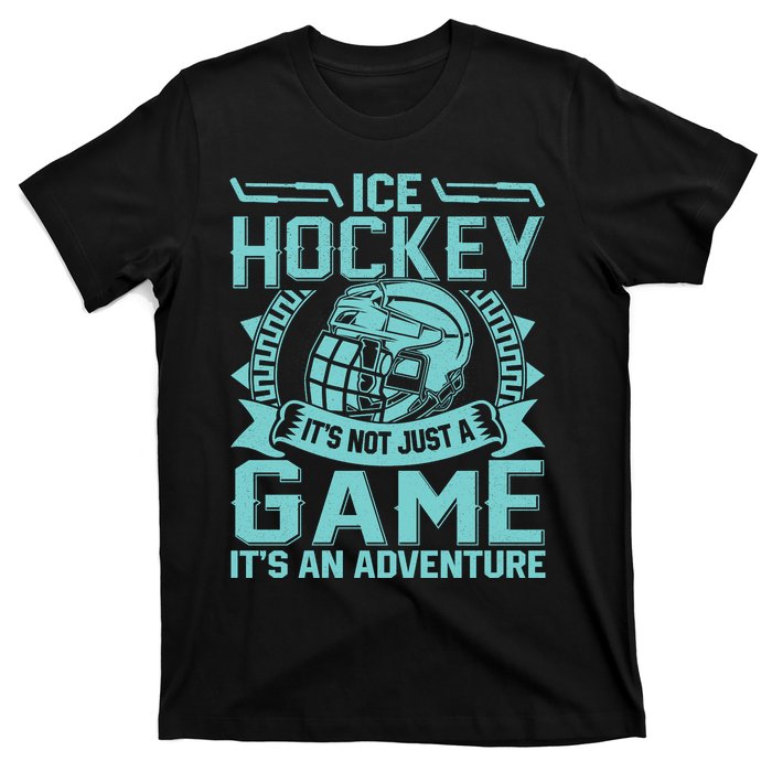 Ice Hockey Winter Sports Adventure Graphic T-Shirt