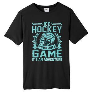 Ice Hockey Winter Sports Adventure Graphic Tall Fusion ChromaSoft Performance T-Shirt