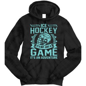 Ice Hockey Winter Sports Adventure Graphic Tie Dye Hoodie