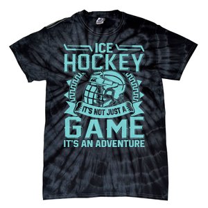 Ice Hockey Winter Sports Adventure Graphic Tie-Dye T-Shirt