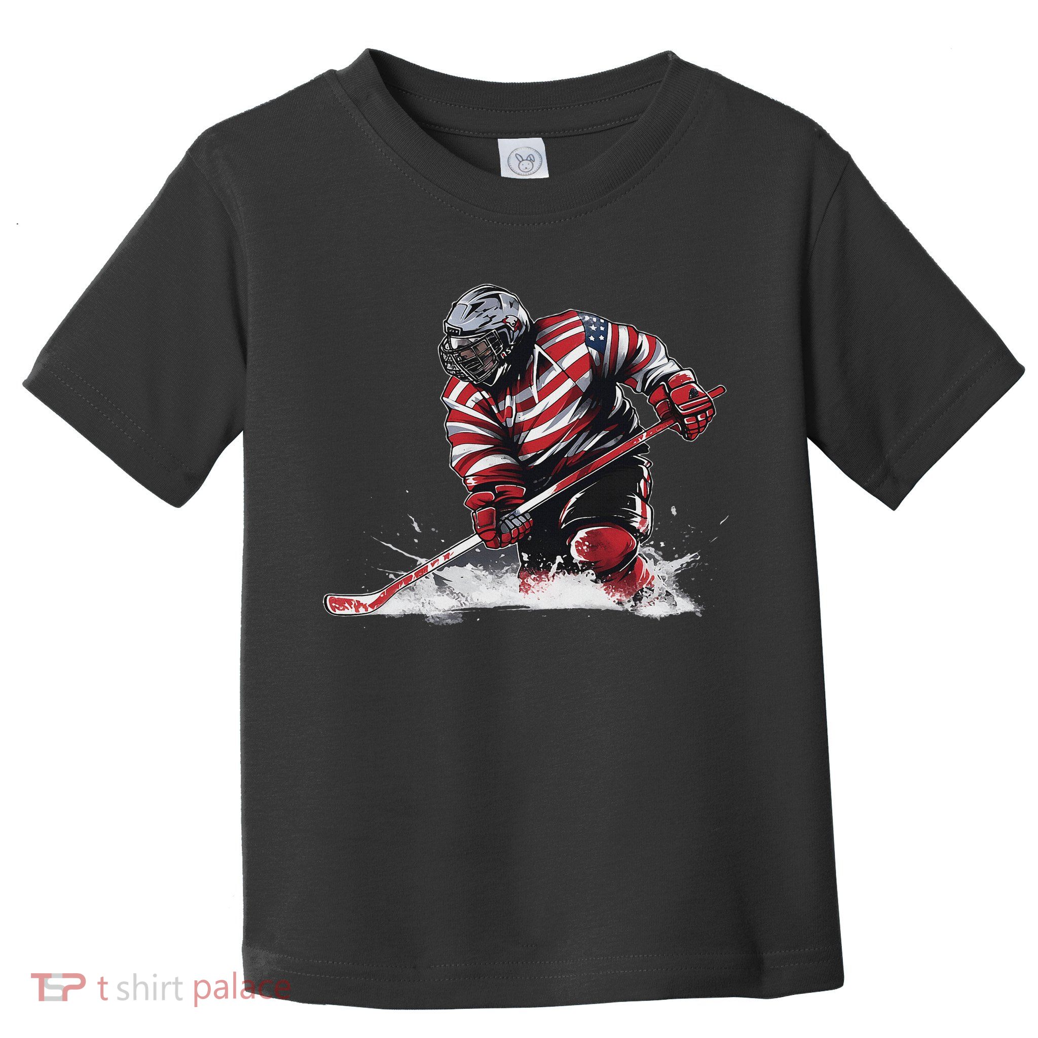 Ice Hockey Women Puck Hockeyplayer Player Toddler T-Shirt