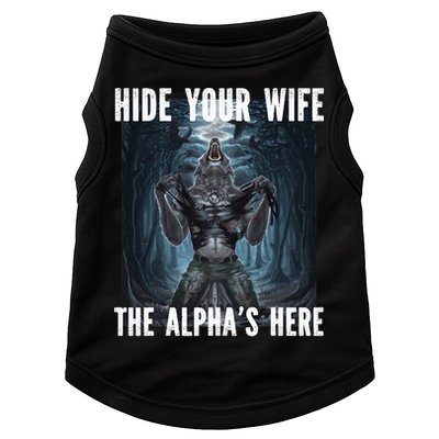 I Heart Werewolfs Alpha Funny Cringe Werewolf Wolf Meme Doggie Tank