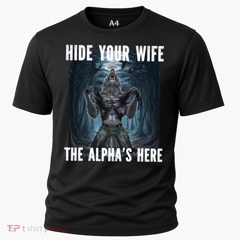 I Heart Werewolfs Alpha Funny Cringe Werewolf Wolf Meme Performance Shirt