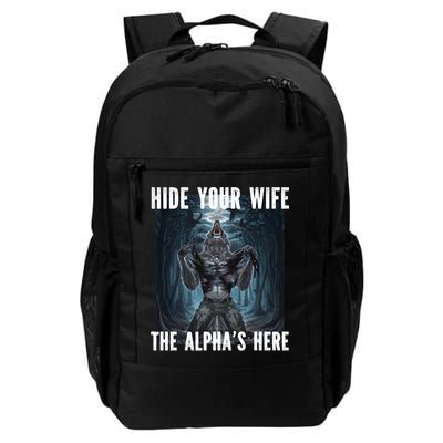 I Heart Werewolfs Alpha Funny Cringe Werewolf Wolf Meme Backpack