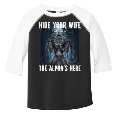 I Heart Werewolfs Alpha Funny Cringe Werewolf Wolf Meme Toddler Fine Jersey T-Shirt