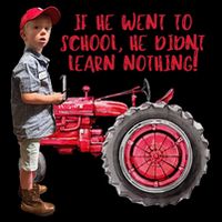 If He Went To School He DidnT Learn Nothing Jack Flat Bill Trucker Hat