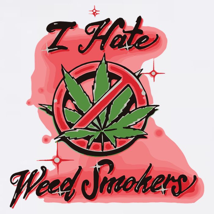 I Hate Weed Smokers Cooling Performance Crew T-Shirt