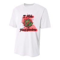 I Hate Weed Smokers Youth Performance Sprint T-Shirt