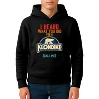 I Heard What You Did For A Klondike Funny Design Kids Hoodie