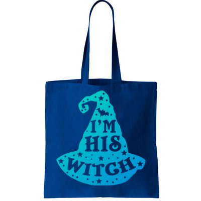 Im His Witch Couples Halloween Costumes Cute Gift Tote Bag